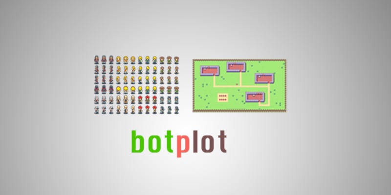 Browser game: an NPC bot roaming a plot