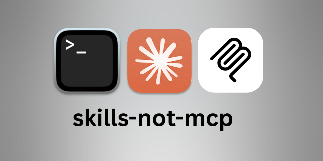 80-90% token savings. SKILLS.md + Shell vs MCP- deterministic delegation pattern.