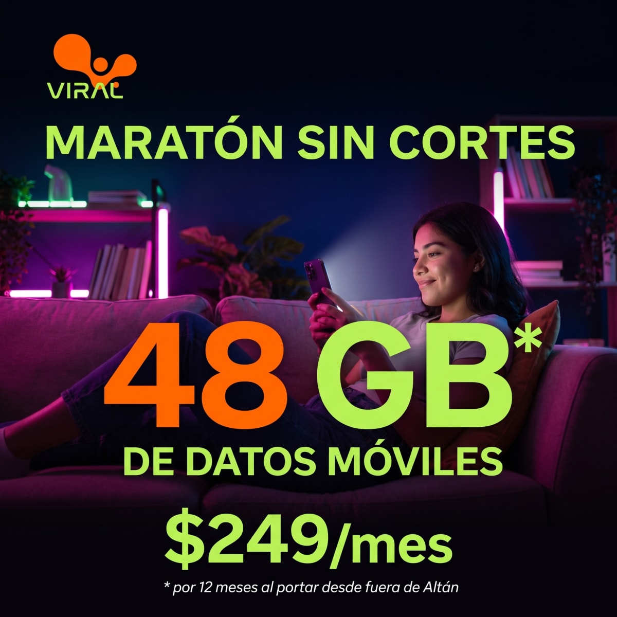 Plan Pro 48 GB — maratón sin cortes