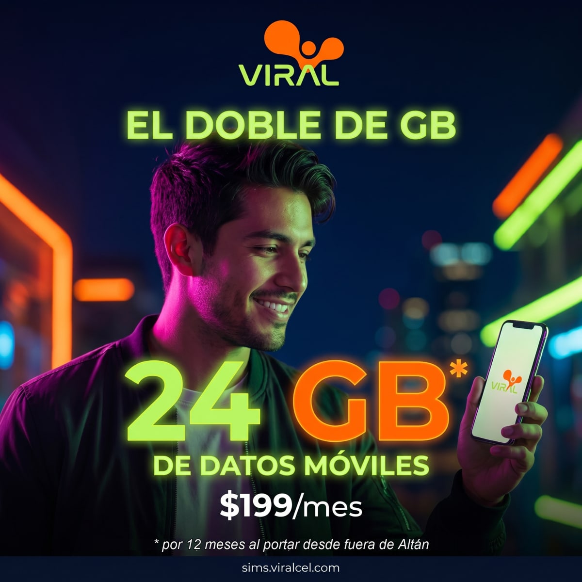 Plan Plus 24 GB — el doble de GB al portar