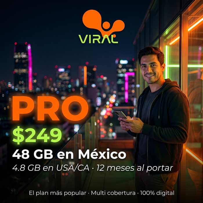 Plan Pro 48 GB VIRAL
