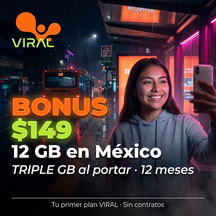 Plan Bonus 12 GB VIRAL