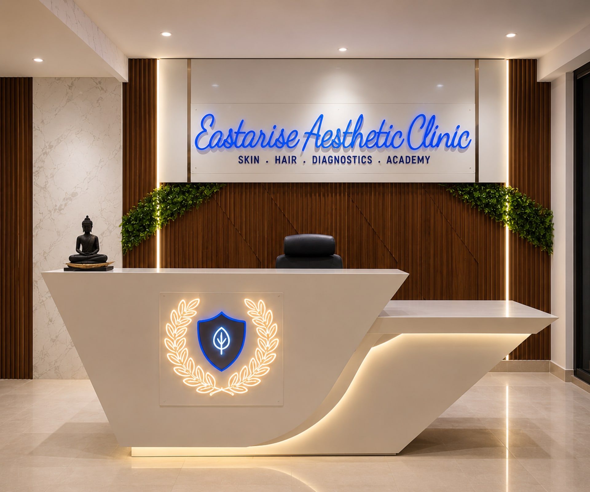 Clinic Architectural Detail and Lighting