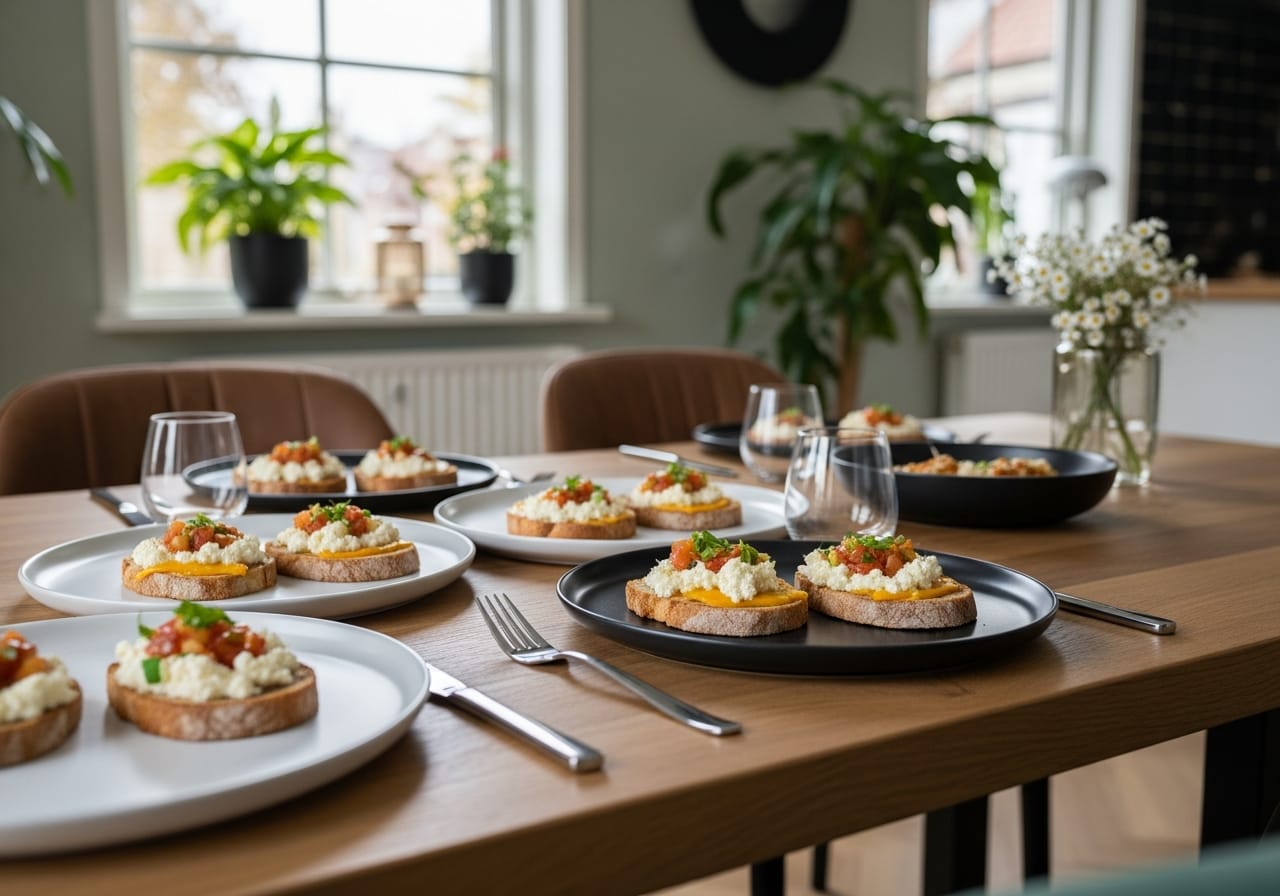 Volkoren toast met ricotta en banaan — receptfoto