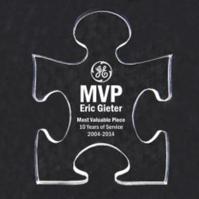 Most Valuable Piece - 4" Paperweight