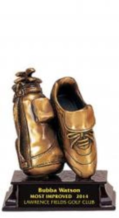 Bronze Golf Bag with Golf Shoe - 5"