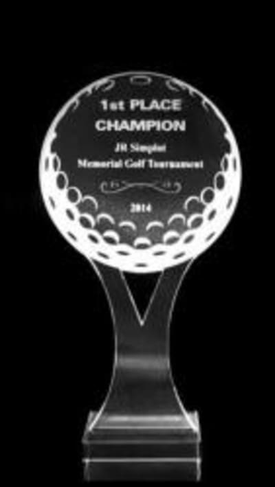 Acrylic Y Golf Ball - 9"