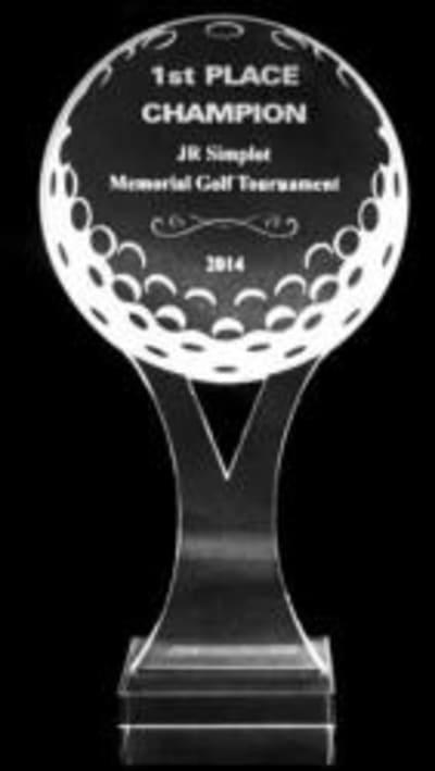 Acrylic Y Golf Ball - 10-1/2"