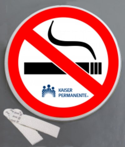 No Smoking Wallminder - 4"