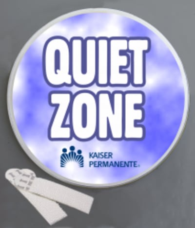 Quiet Zone Wallminder - 4"