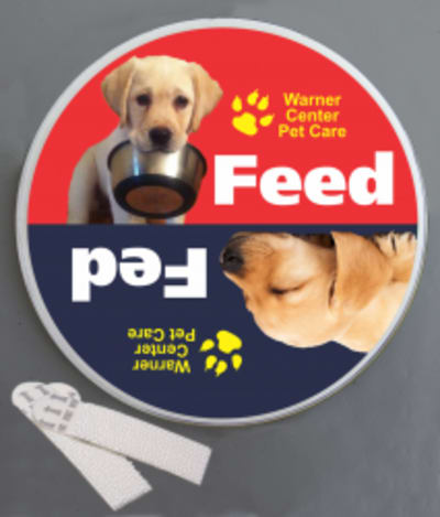 Feed the Dog Wallminder - 4"