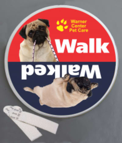 Walk the Dog Wallminder - 4"