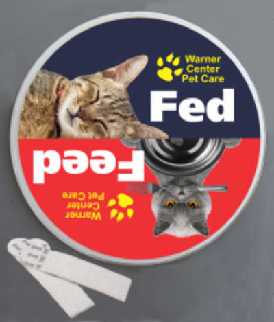 Feed the Cat Wallminder - 4''