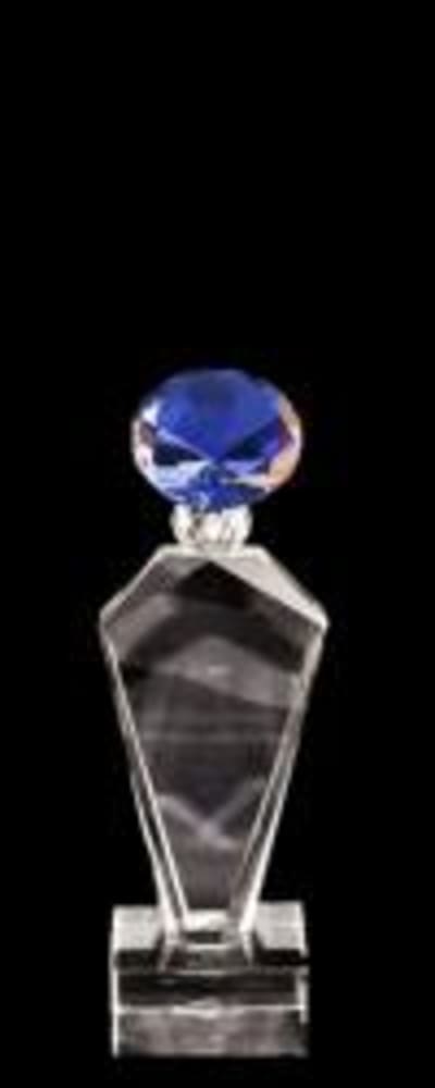 Deco Blue Diamond A 7"