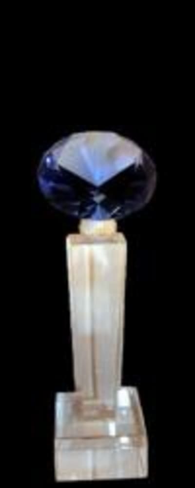 Tower Blue Diamond B 8"