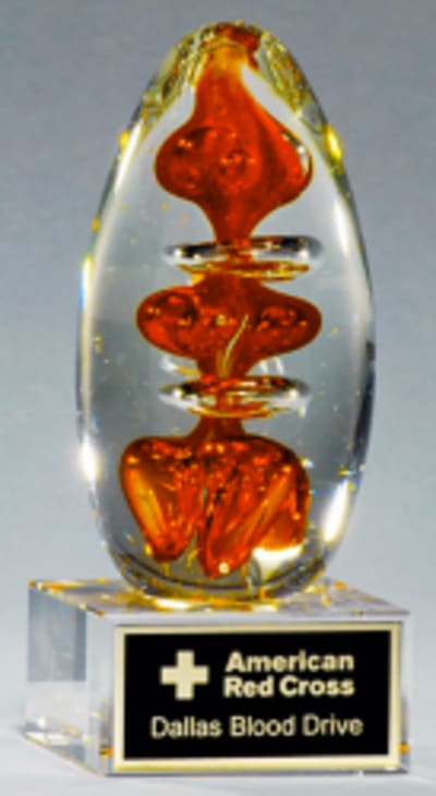 Red Ribbon Crystal Egg