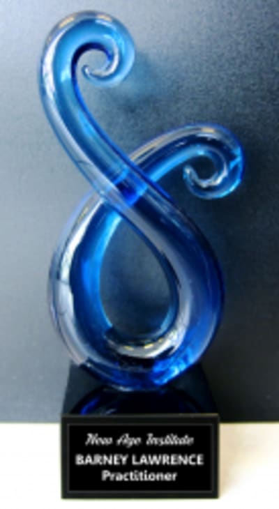 New Age Blue Crystal Swirl