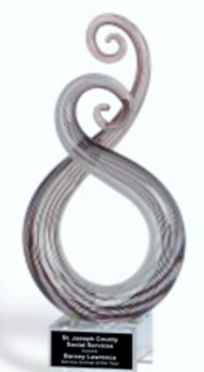 Pink Twist Color Crystal