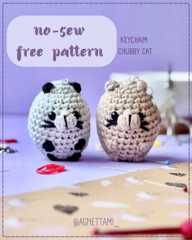Crocheting Pattern 'FREE Chubby Cat Pattern' on Pattern Paradise