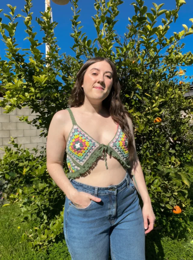 Crocheting Pattern 'Crochet Forest Fae Top' on Pattern Paradise