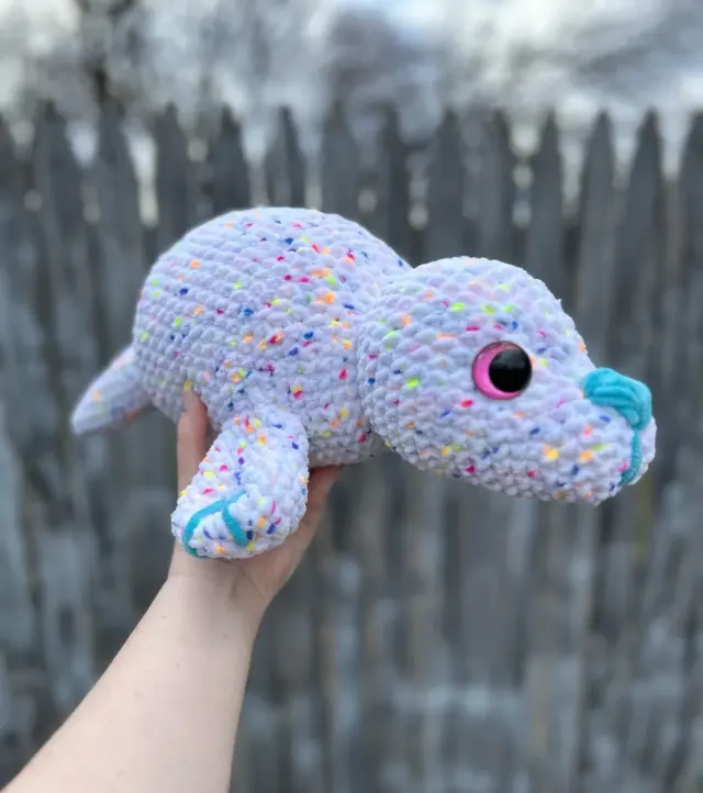 Crocheting Pattern 'Sarai the Seal Plushie' on Pattern Paradise