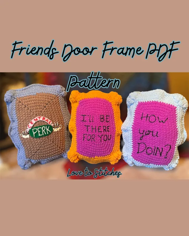 Crocheting Pattern 'Friends Door Frame Pattern' on Pattern Paradise
