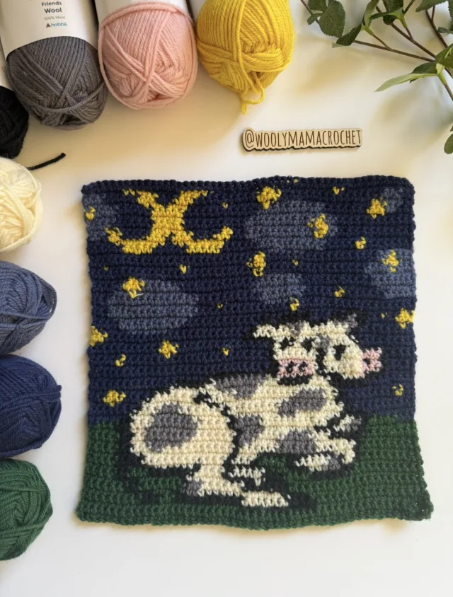 Crocheting Pattern 'Two Headed Calf Tapestry' on Pattern Paradise