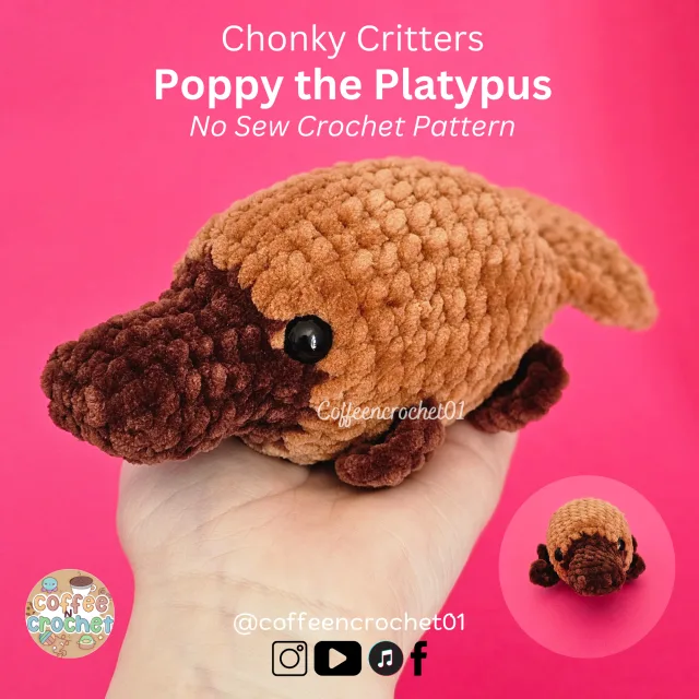 Crocheting Pattern 'Platypus No Sew Pattern' on Pattern Paradise