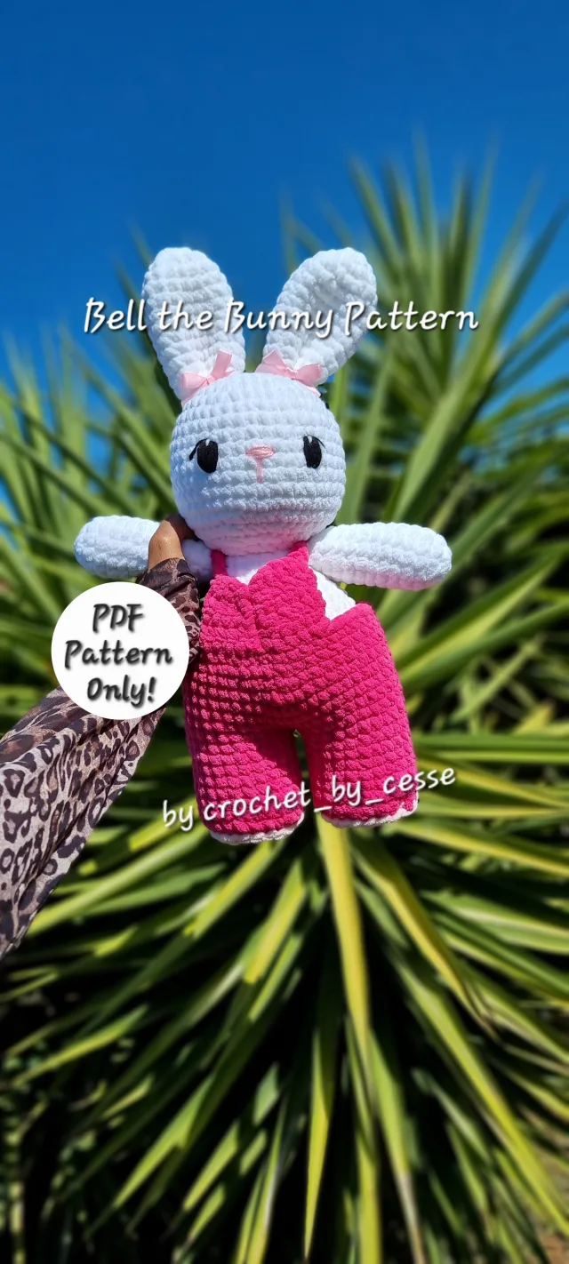 Crocheting Pattern 'Bell the Bunny PDF Pattern' on Pattern Paradise
