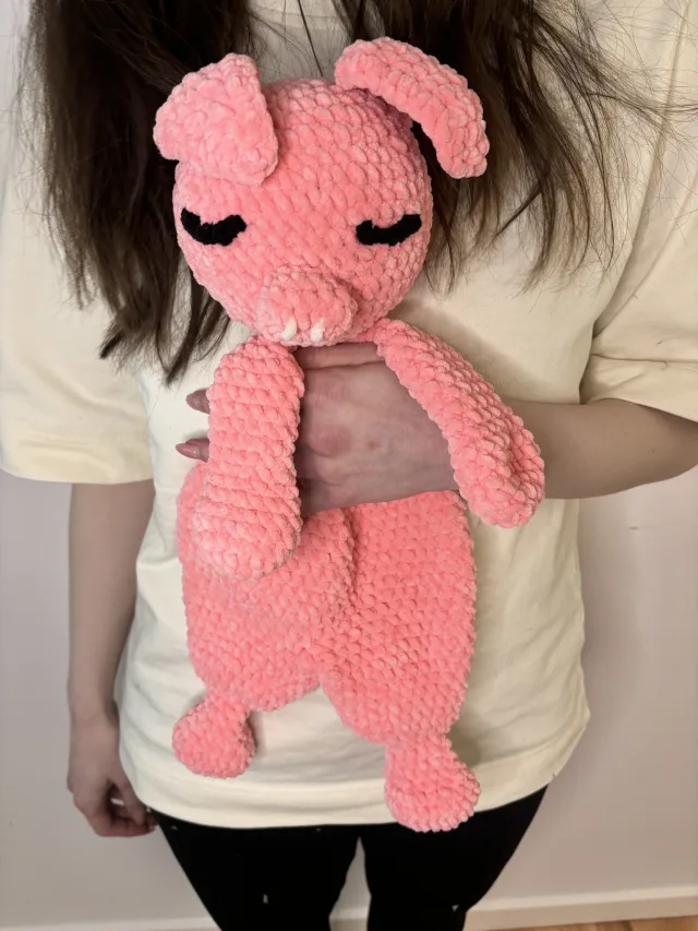 Crocheting Pattern 'Adorable Pig Lovey Crochet Pig' on Pattern Paradise