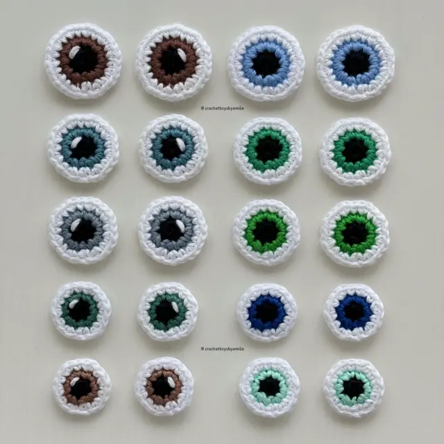 Crocheting Pattern 'Crochet Eyes Pattern' on Pattern Paradise