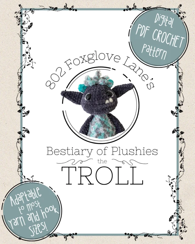 Crocheting Pattern 'Bestiary of Plushies: Troll' on Pattern Paradise