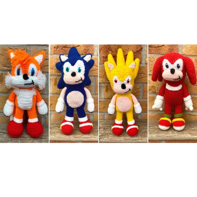 Crocheting Pattern 'Sonic The Hedgehog' on Pattern Paradise