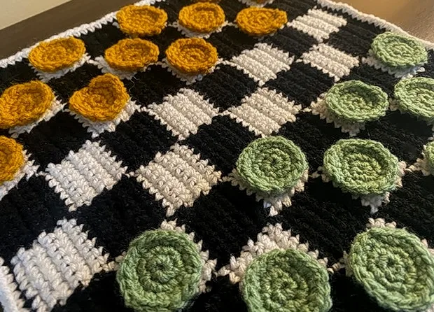 Crocheting Pattern 'Checkers and TIC-TAC-TOE' on Pattern Paradise