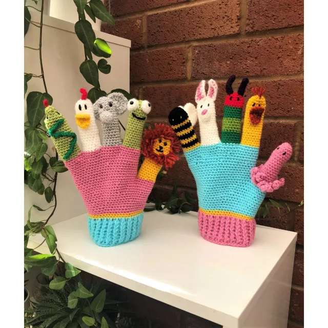 Crocheting Pattern 'Finger Puppet Glove Crochet' on Pattern Paradise