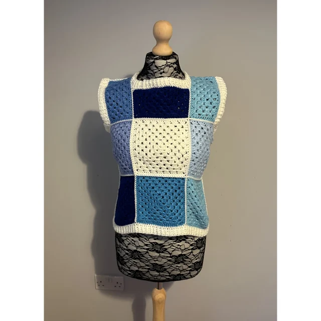 Crocheting Pattern 'Traditional Granny Square Vest' on Pattern Paradise