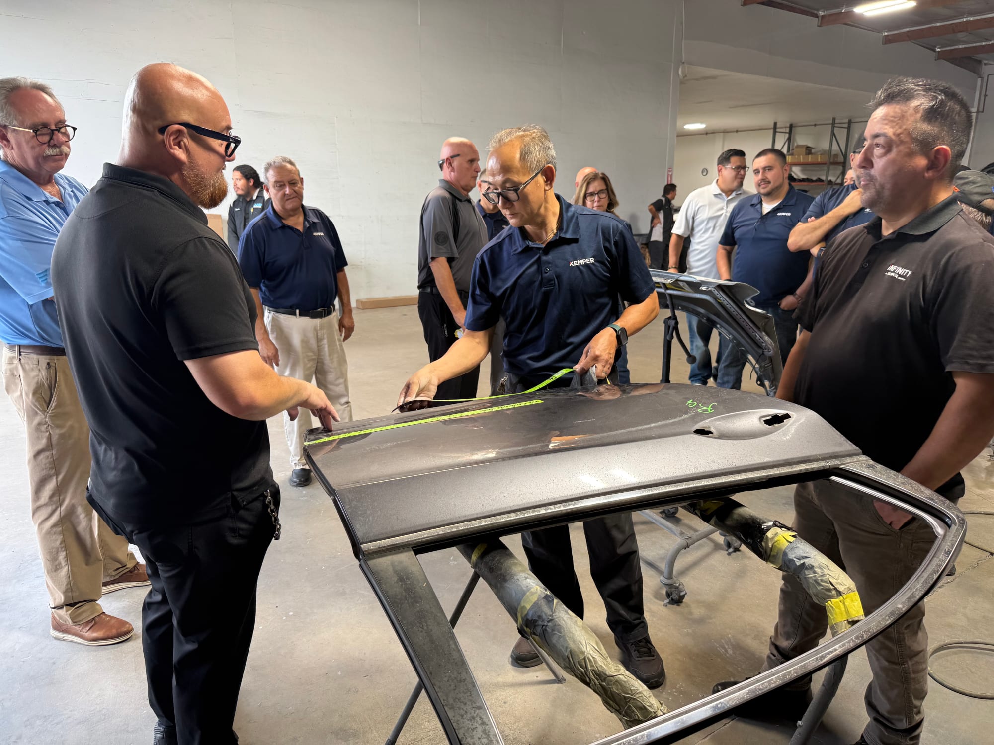 Hands-On Repair Training: Insurance Adjusters Return to Advance Auto Body