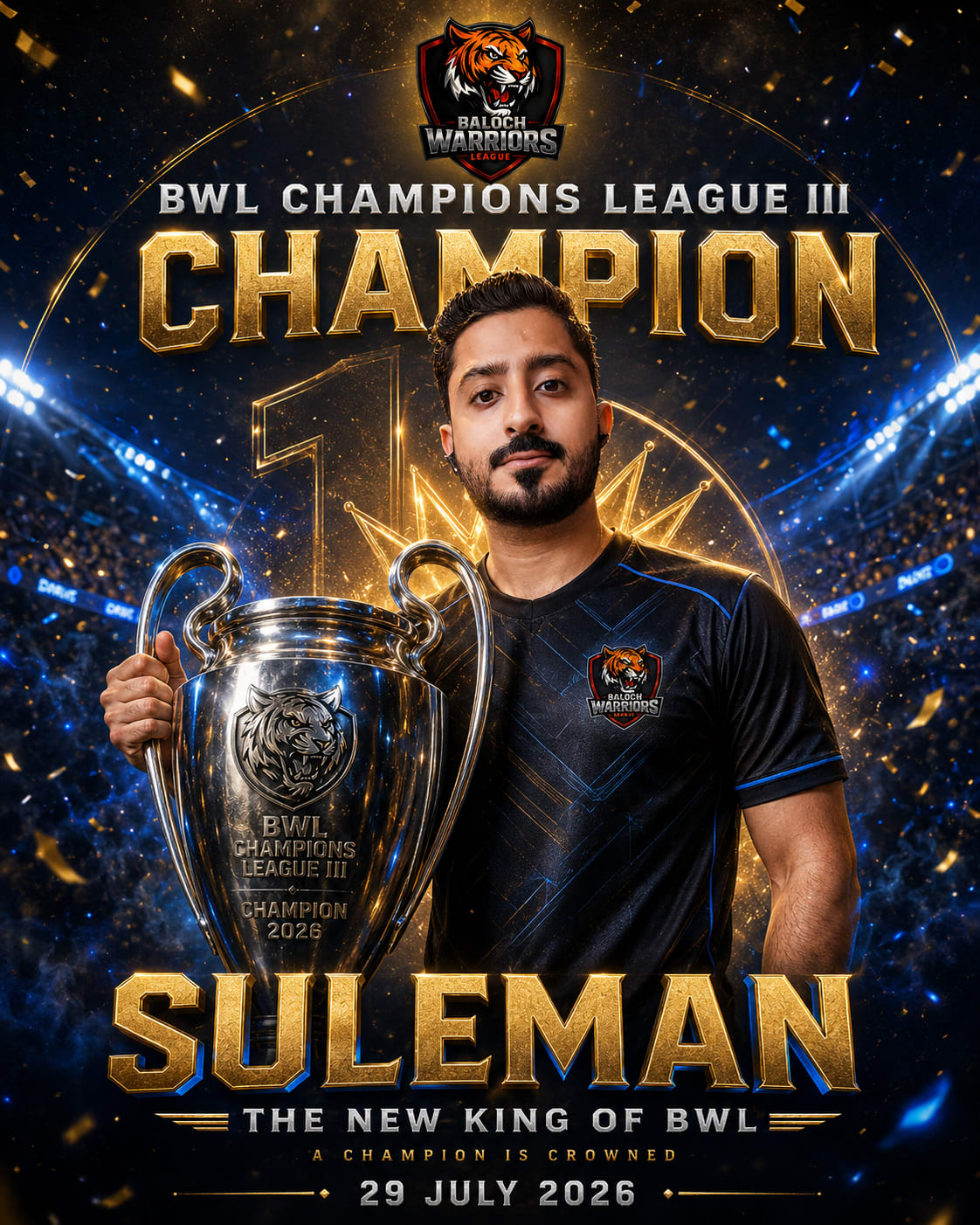 BWL Champions League III champion — Suleman