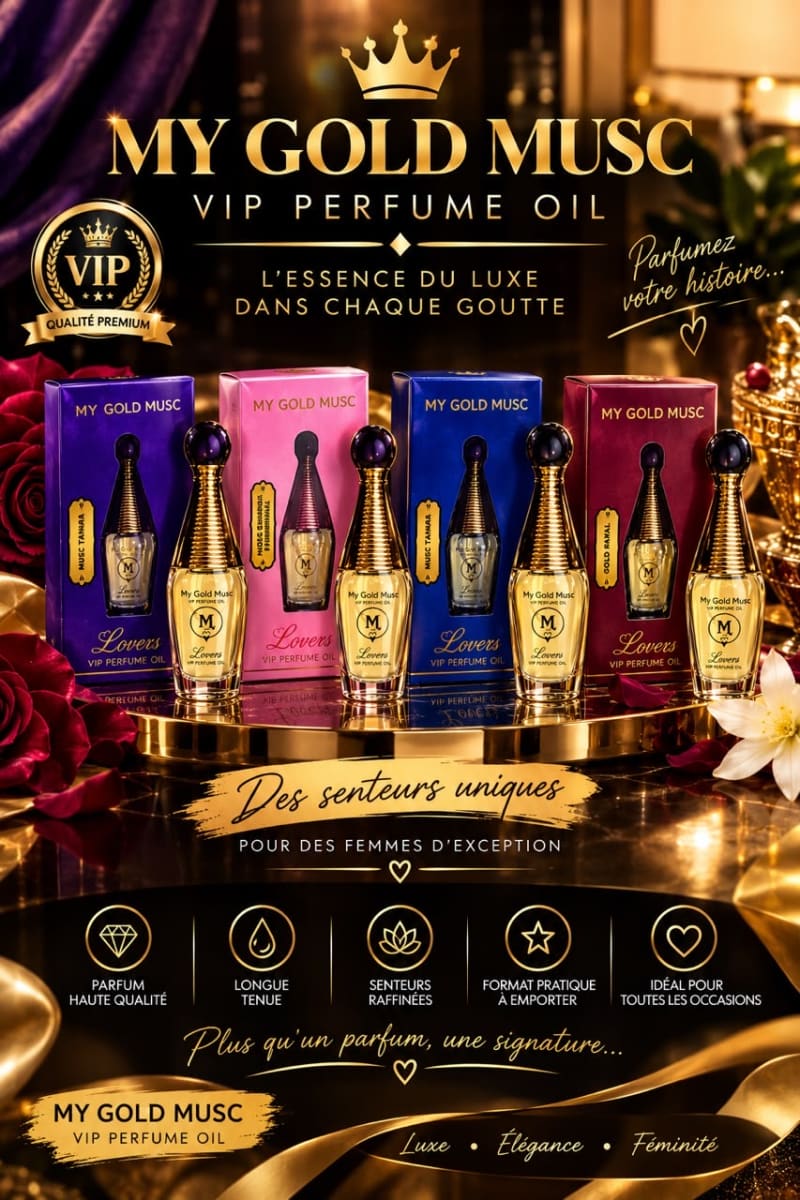 Huile gold musc 15ml