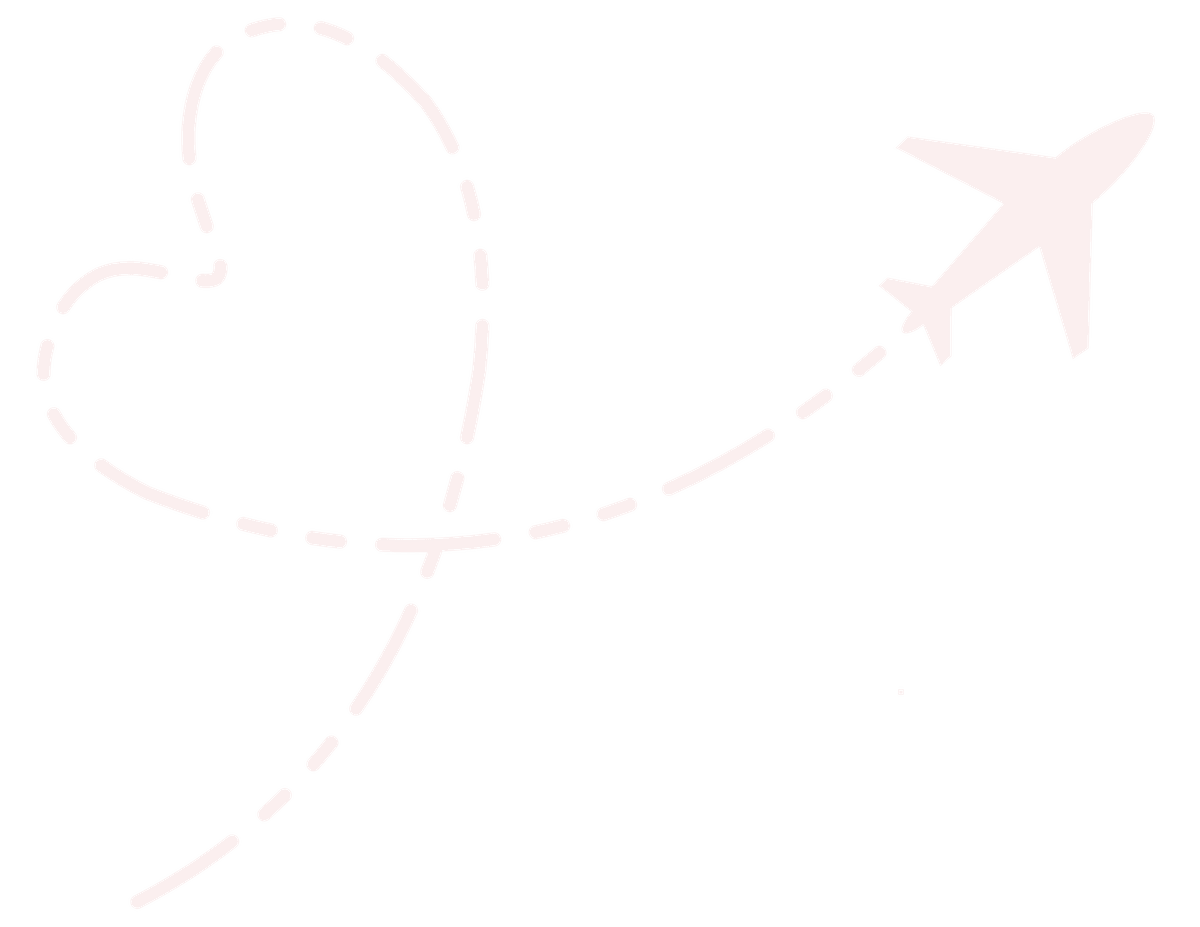 Airplane departure illustration