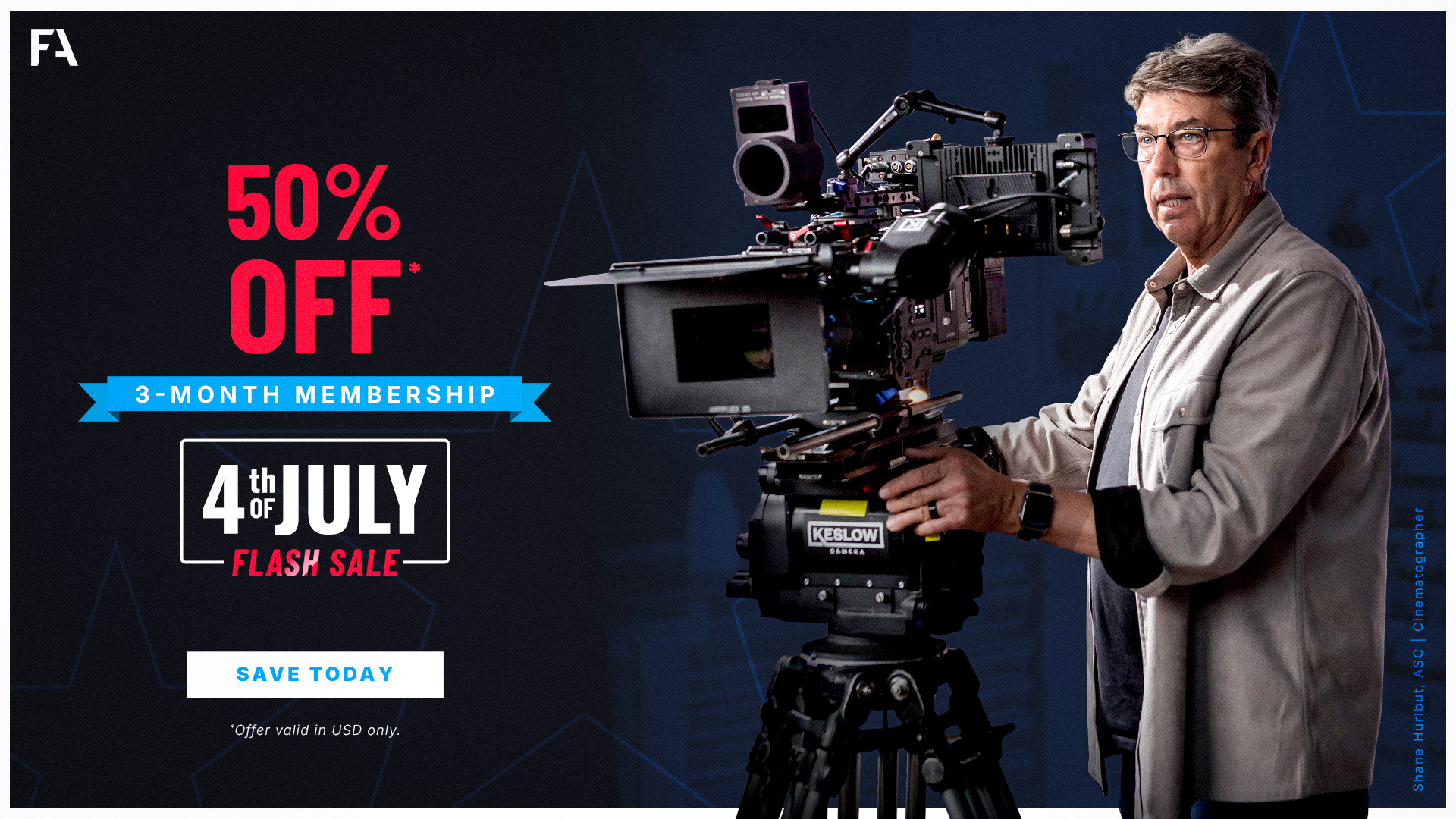 Filmmakers Academy 4th of July Flash Sale