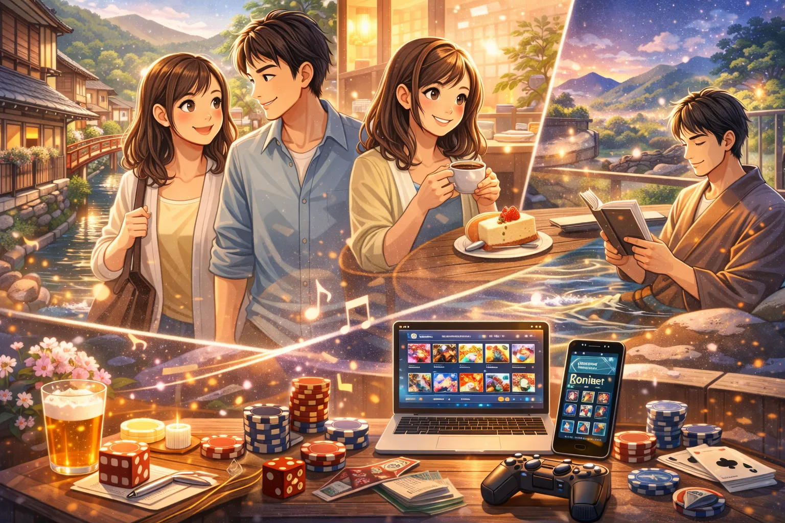 温泉旅行中にできる気晴らし特集