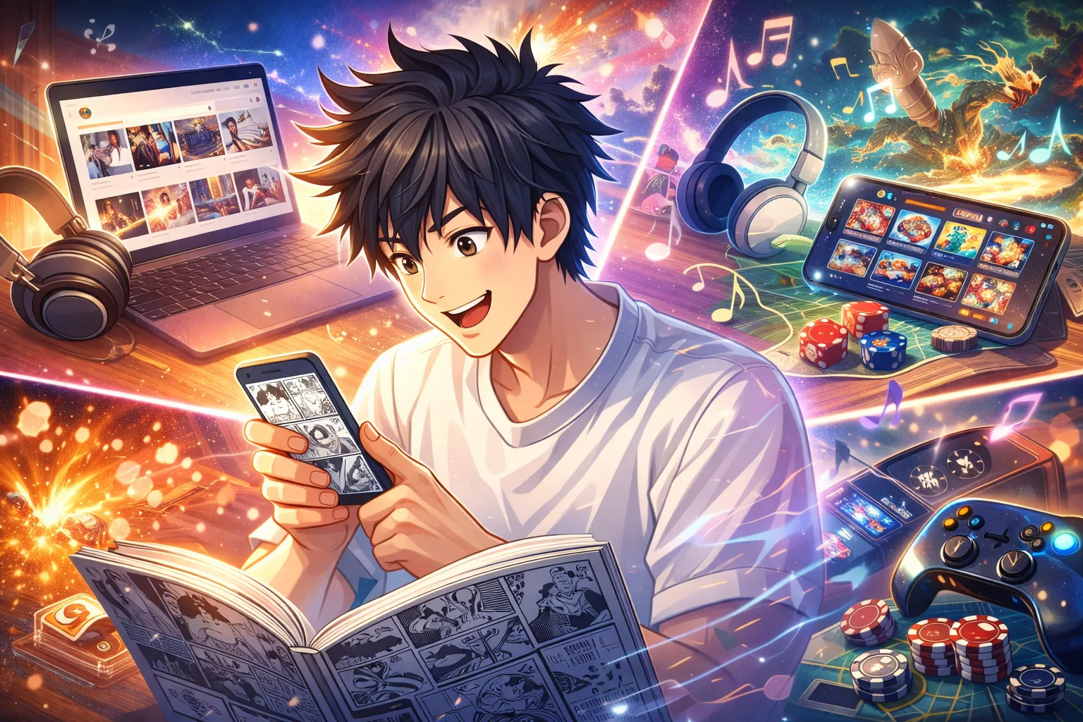 漫画以外にも楽しめる！自宅や移動中にできるおすすめ娯楽まとめ 