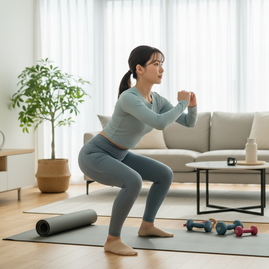 自宅 筋トレ 効果 女性 初心者
