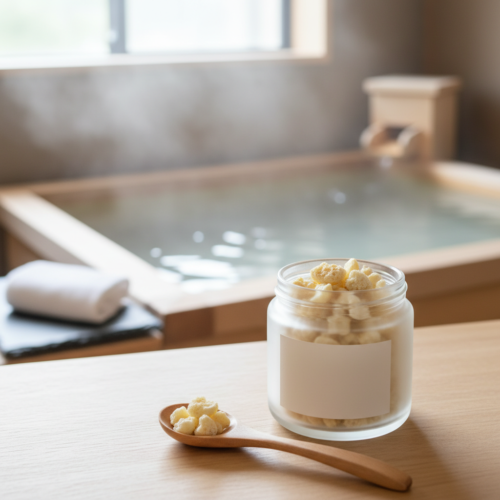 草津温泉 湯の花