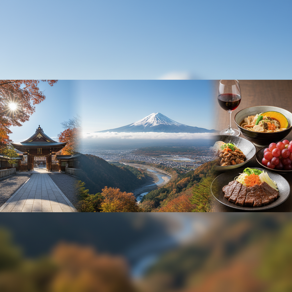 山梨甲府観光モデルコース徹底解説!歴史・絶景・美食を巡る旅の決定版