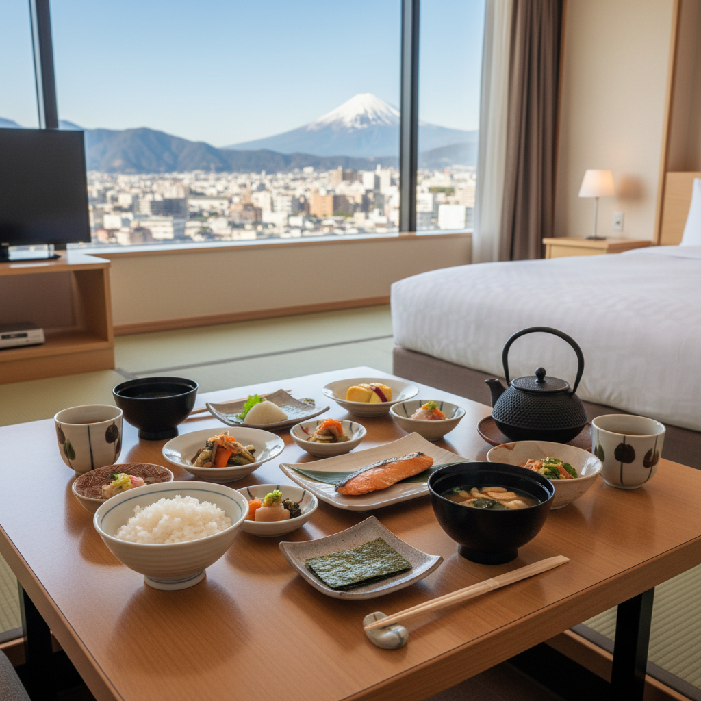 和朝食　ホテル　甲府