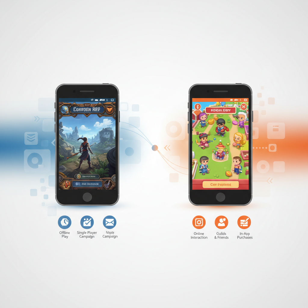 モバイルゲーム ソーシャルゲーム 違い