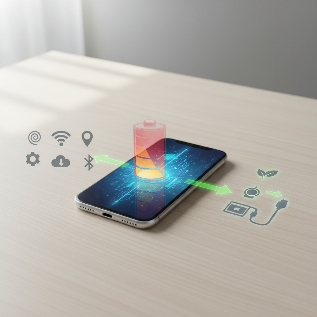 スマホ バッテリー 減りが早い 原因と対策