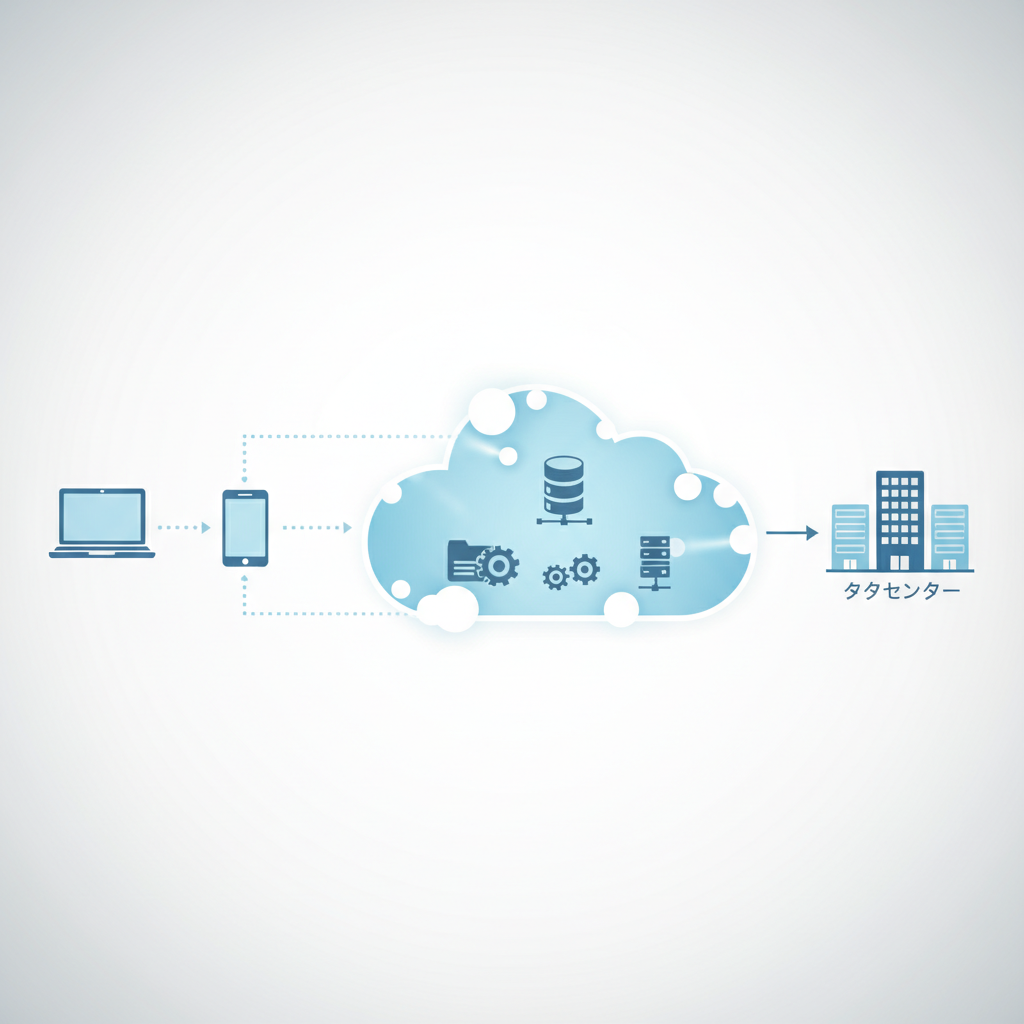 クラウドとは 簡単 わかりやすく 図解